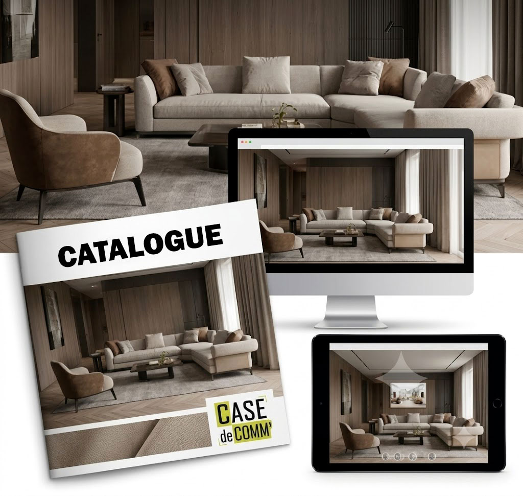Catalogue et présence en ligne pour un magasin d'ameublement